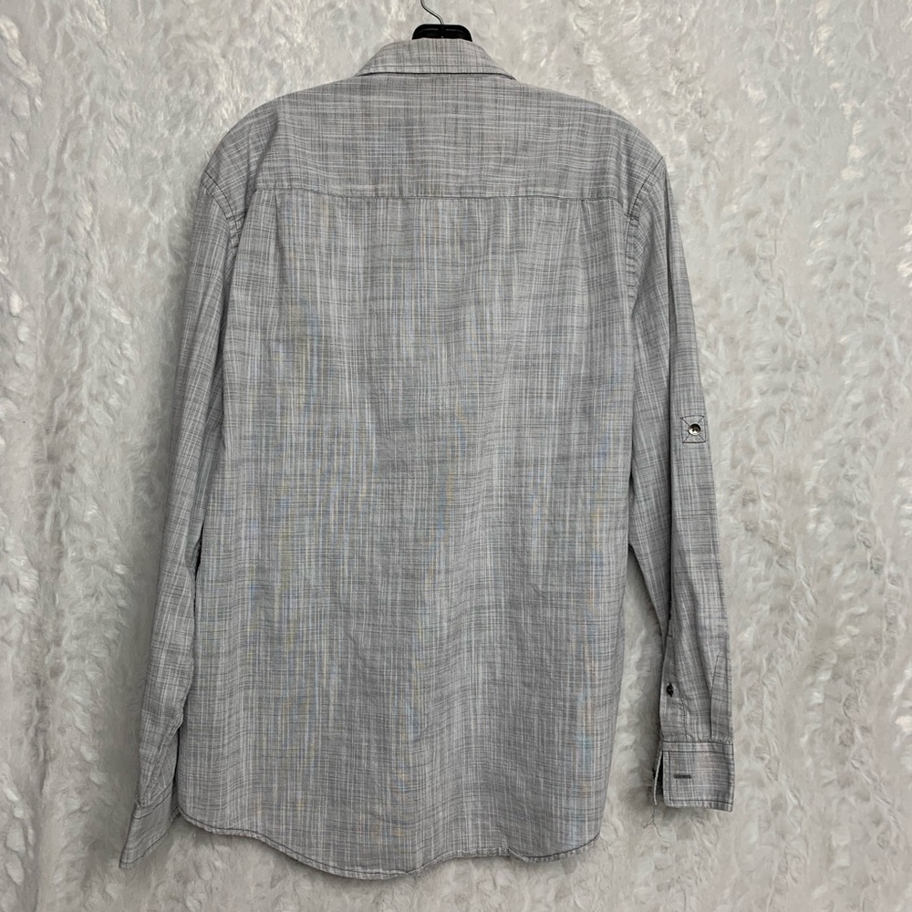 Alfani Mens Gray Large L Regular Fit Long Sleeve - Picture 4 of 6